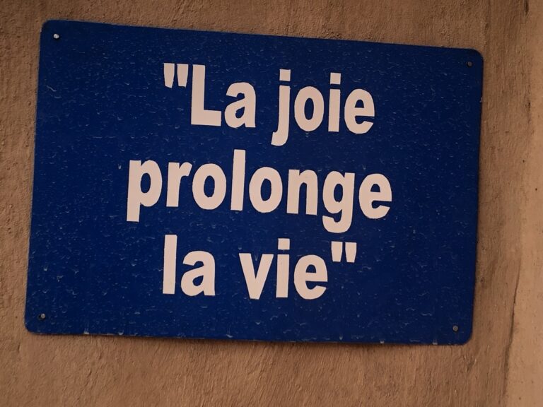 La joie prolonge la vie